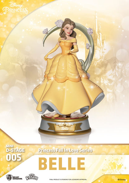 Disney Mini Diorama Stage Statues Princess Fall In Love Series 12 cm (RANDOM)