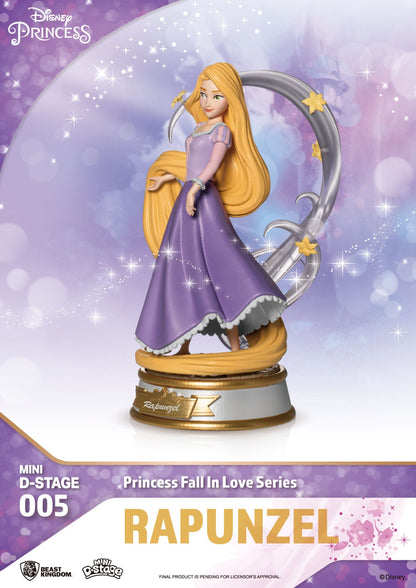 Disney Mini Diorama Stage Statues Princess Fall In Love Series 12 cm (RANDOM)